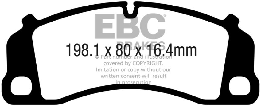EBC Brakes DP32206C Redstuff Ceramic Low Dust Brake Pads