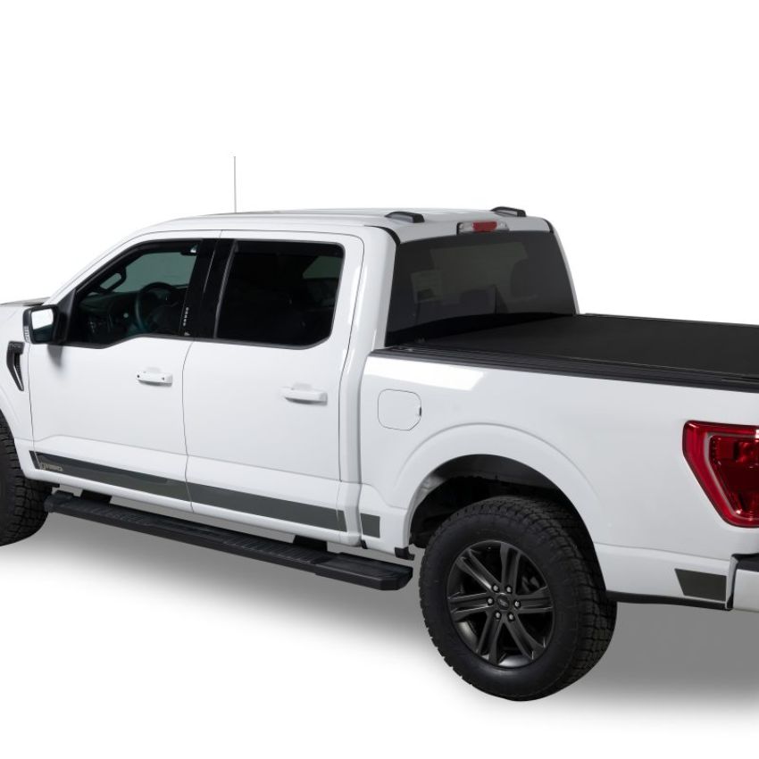 Putco 9751411BP 09-14 Ford F-150 Reg Cab 6.5 Short Box - 7in Wide (10pcs) Black Platinum Rocker Panels