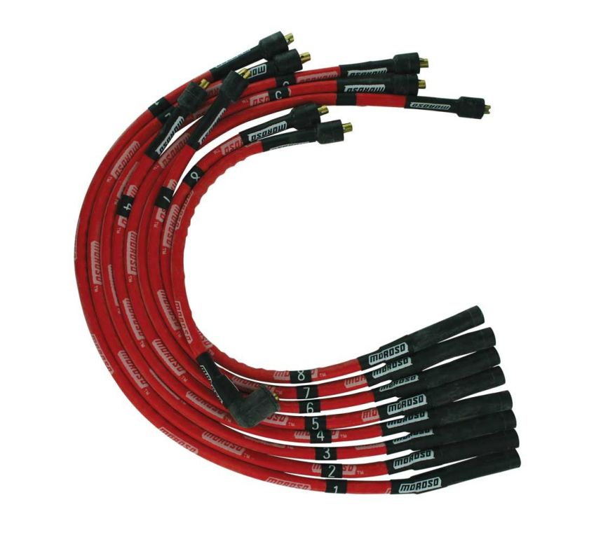 MOROSO MOR52556 Ultra Plug Wire Set SBM 273-360 Red
