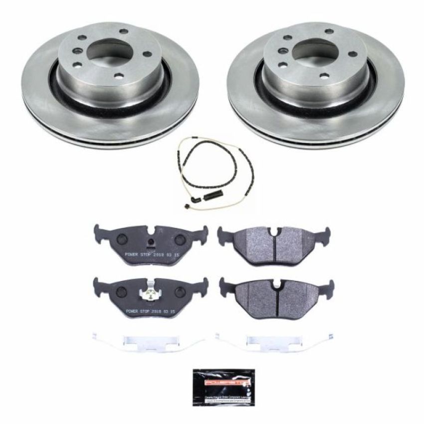 PowerStop TDBK962 Track Day High-Performance Brake Pad and Rotor Kit