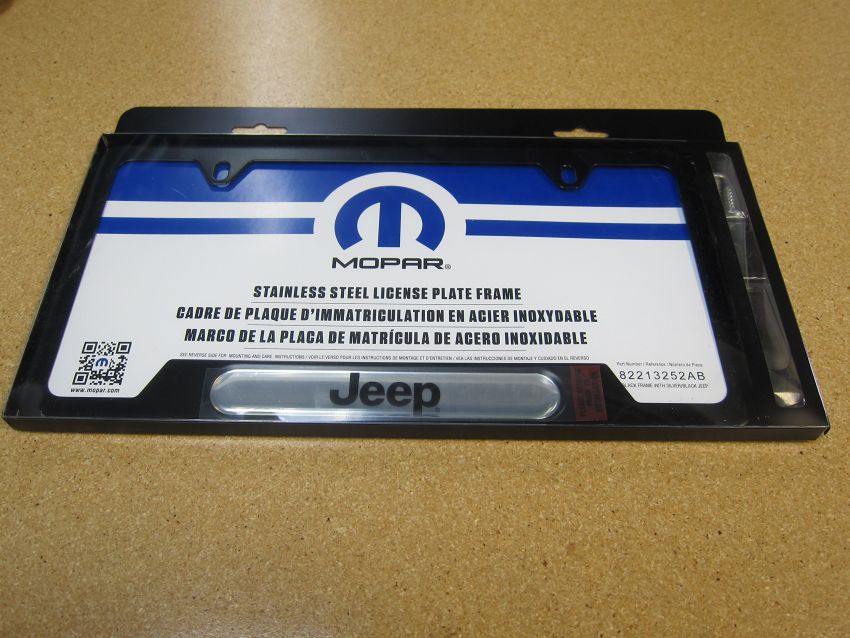 Mopar 82213252AB FRAME, License Plate