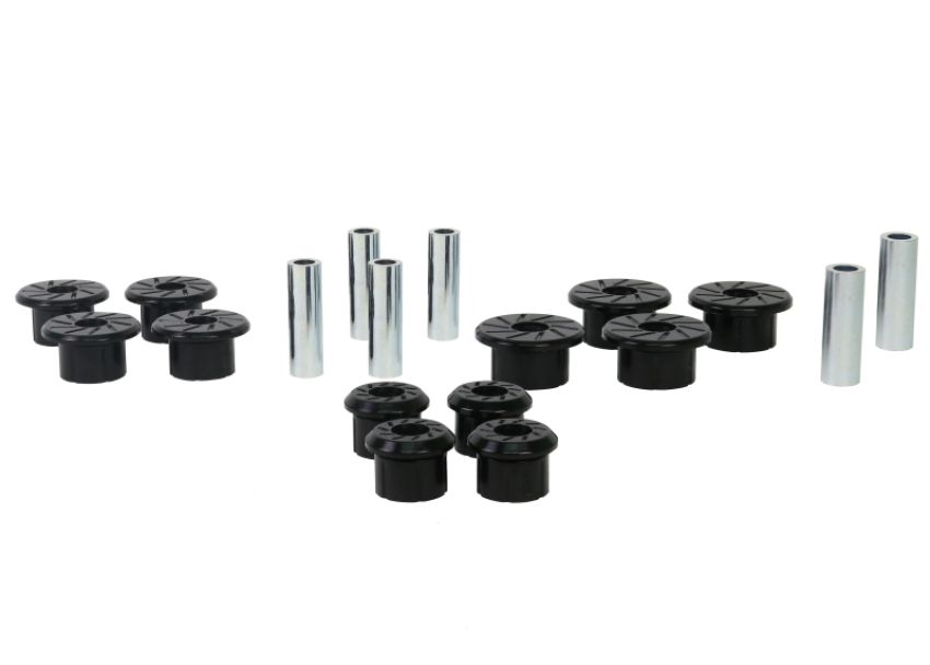 Whiteline W73821 1999-2018 Chevrolet Silverado 1500 Spring - Eye Front/Rear And Shackle Bushing