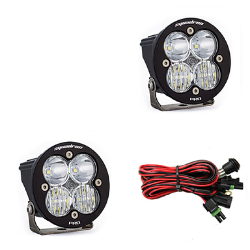 Baja Designs 597803 Squadron-R Pro Black LED Auxiliary Light Pod Pair