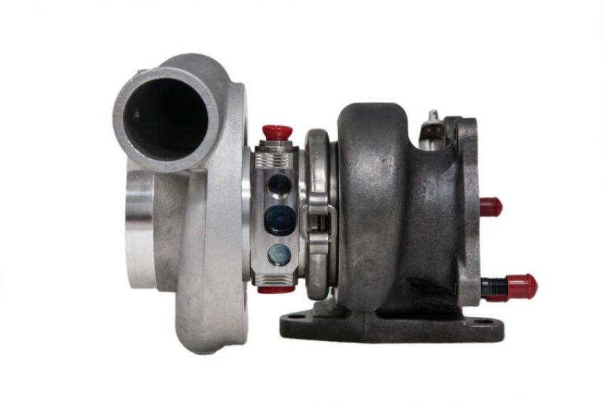 Forced Performance 2027006-0502010 Subaru STI XR Blue 73HTZ Turbo 84mm Black Housing Ext WG w/Oil Line (D/S Only)