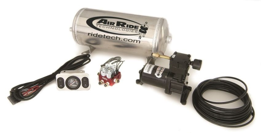 Ridetech 30142000 RidePro Analog 2 way air suspension control system with 3 gallon tank.