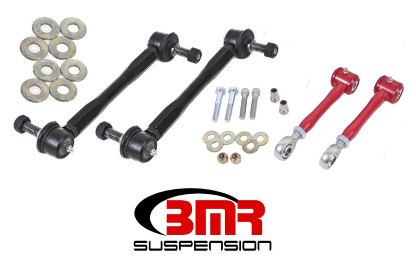 BMR Suspension ELK015R Sway Bar End Link Kit, Set Of 4, Adjustable