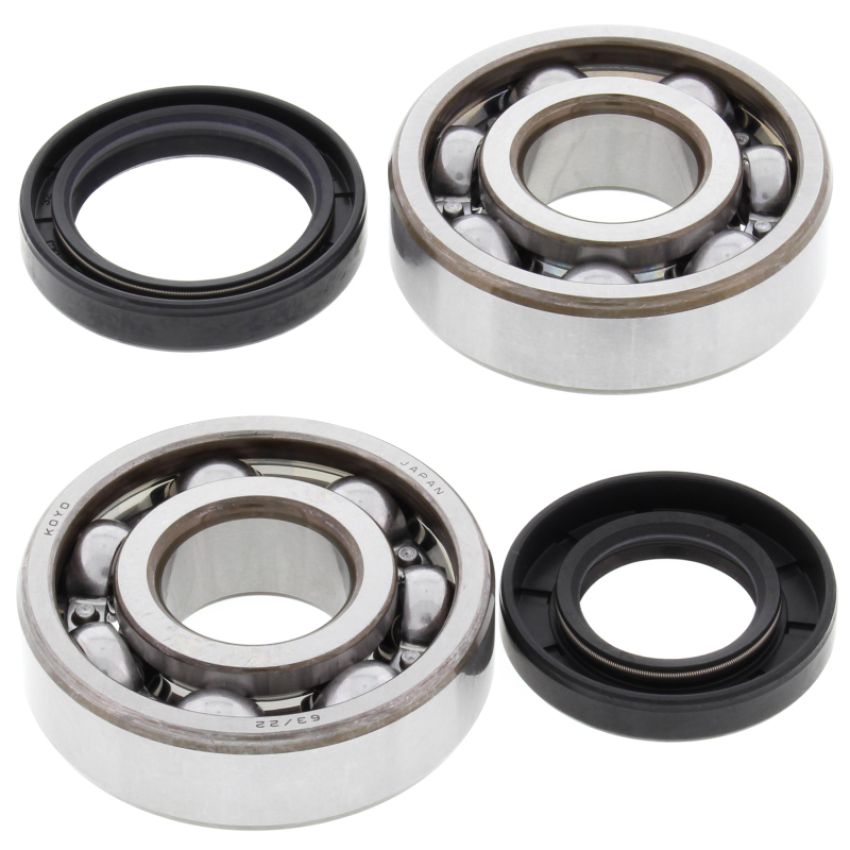 All Balls Racing 24-1024 86-00 Yamaha YZ125 Crank Shaft Bearing Kit