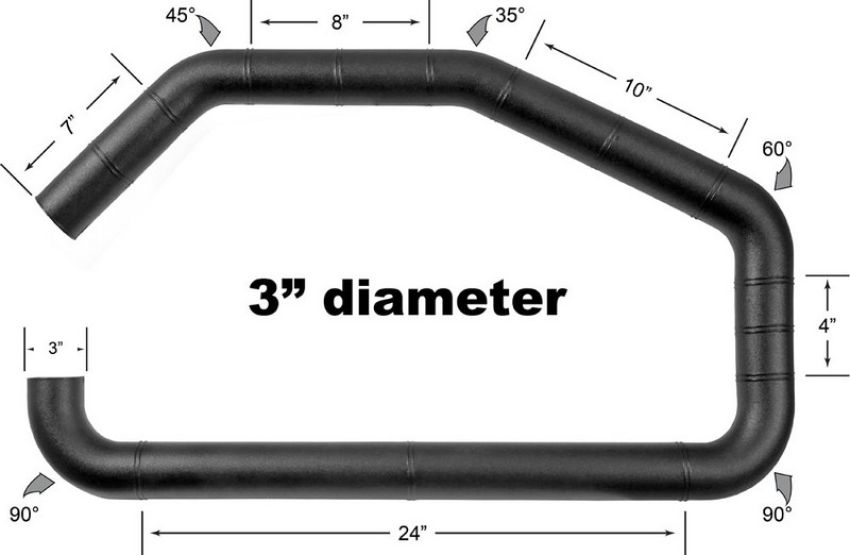 AIRAID 100-300 Universal Tube