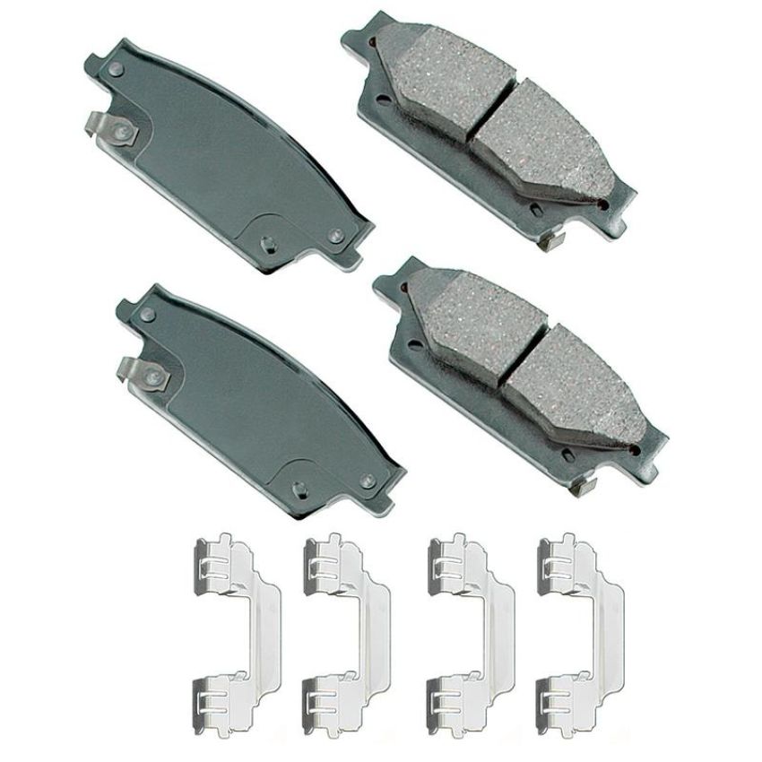 Akebono ACT1020 Akebono ProACT Ultra Premium Ceramic Disc Brake Pad Kit