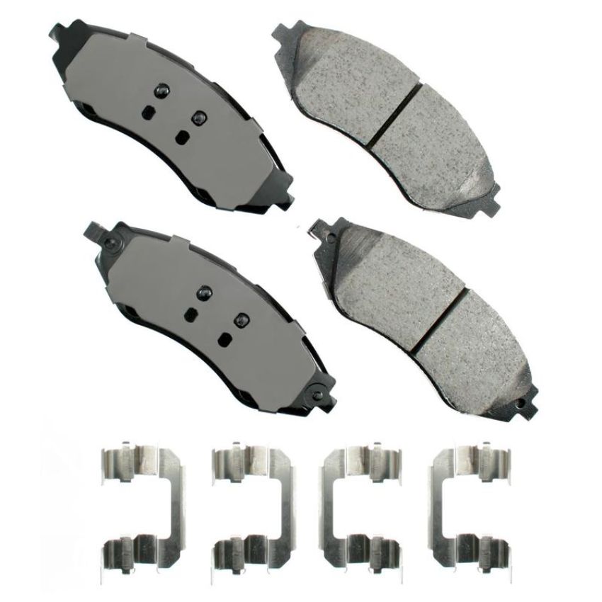 Akebono ACT1035 Akebono ProACT Ultra Premium Ceramic Disc Brake Pad Kit