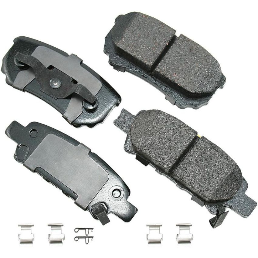 Akebono ACT1037A Akebono ProACT Ultra Premium Ceramic Disc Brake Pad Kit