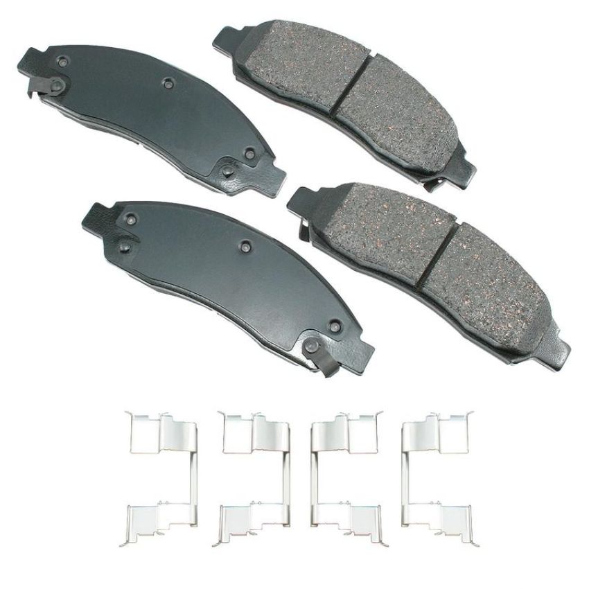 Akebono ACT1039 Akebono ProACT Ultra Premium Ceramic Disc Brake Pad Kit