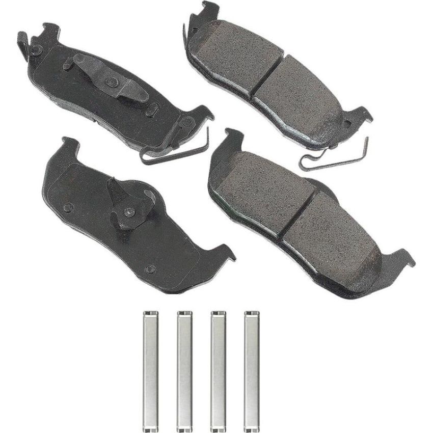 Akebono ACT1041 Akebono ProACT Ultra Premium Ceramic Disc Brake Pad Kit