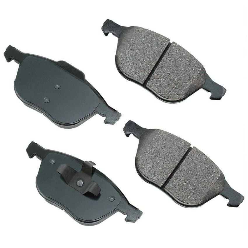 Akebono ACT1044 Akebono ProACT Ultra Premium Ceramic Disc Brake Pad Kit