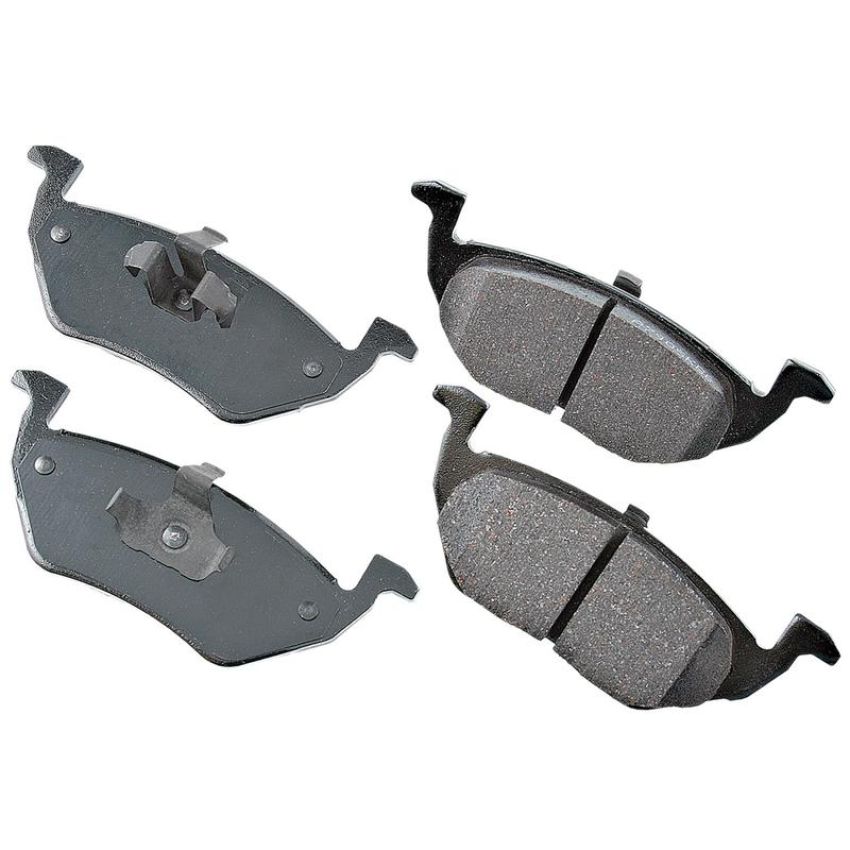 Akebono ACT1055 Akebono ProACT Ultra Premium Ceramic Disc Brake Pad Kit
