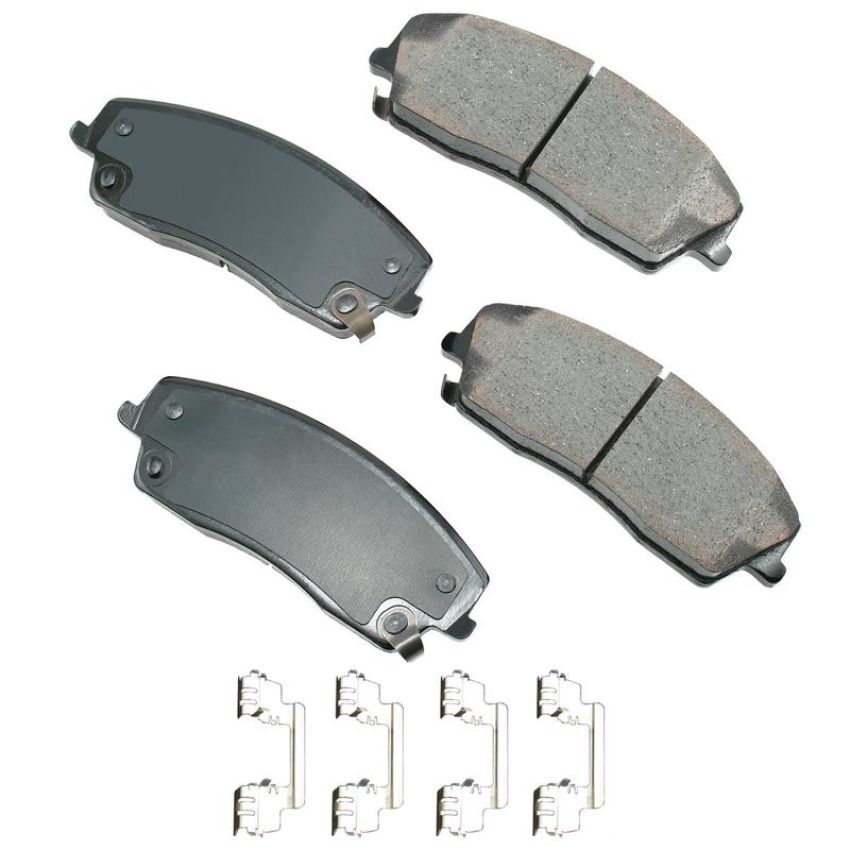Akebono ACT1056 Akebono ProACT Ultra Premium Ceramic Disc Brake Pad Kit