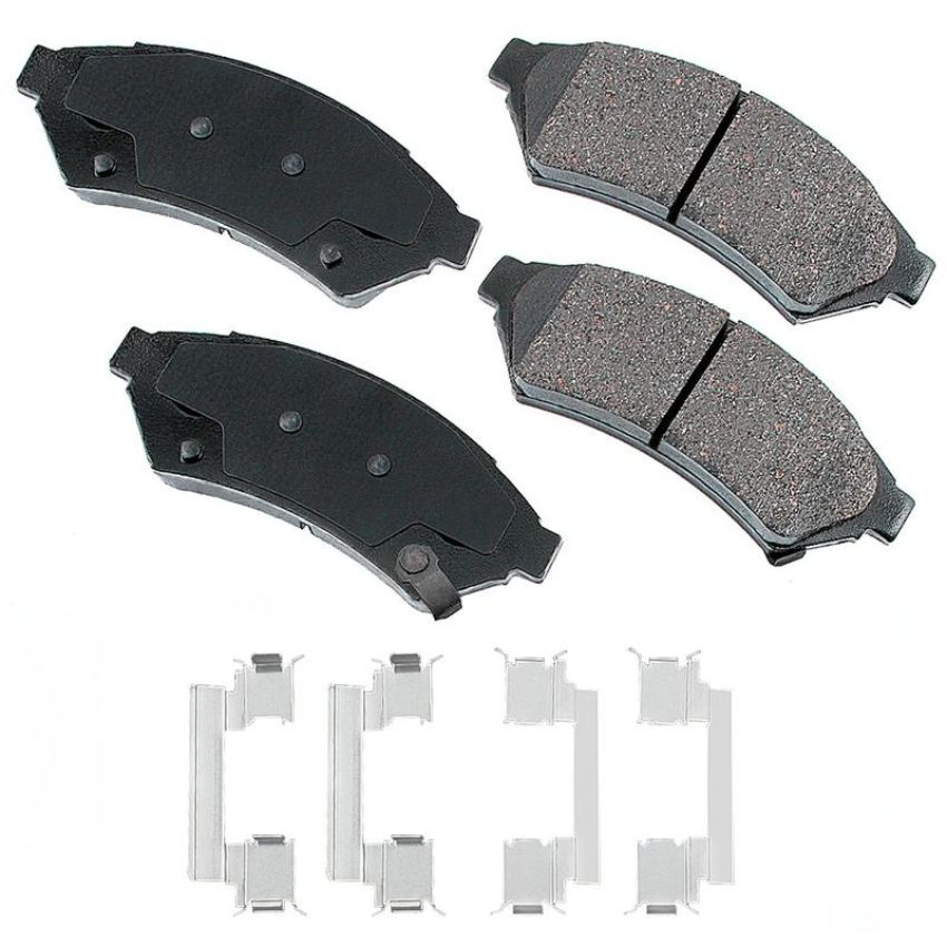 Akebono ACT1075 Akebono ProACT Ultra Premium Ceramic Disc Brake Pad Kit