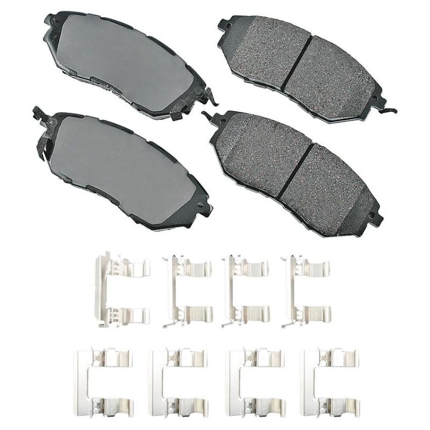Akebono ACT1078A Akebono ProACT Ultra Premium Ceramic Disc Brake Pad Kit