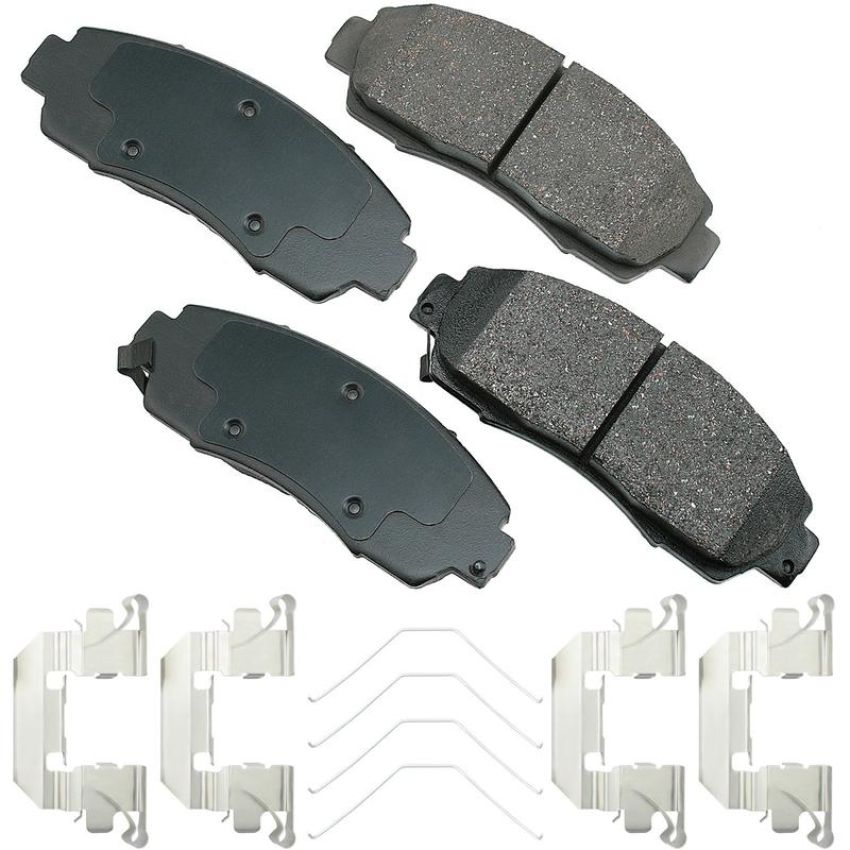 Akebono ACT1089A Akebono ProACT Ultra Premium Ceramic Disc Brake Pad Kit