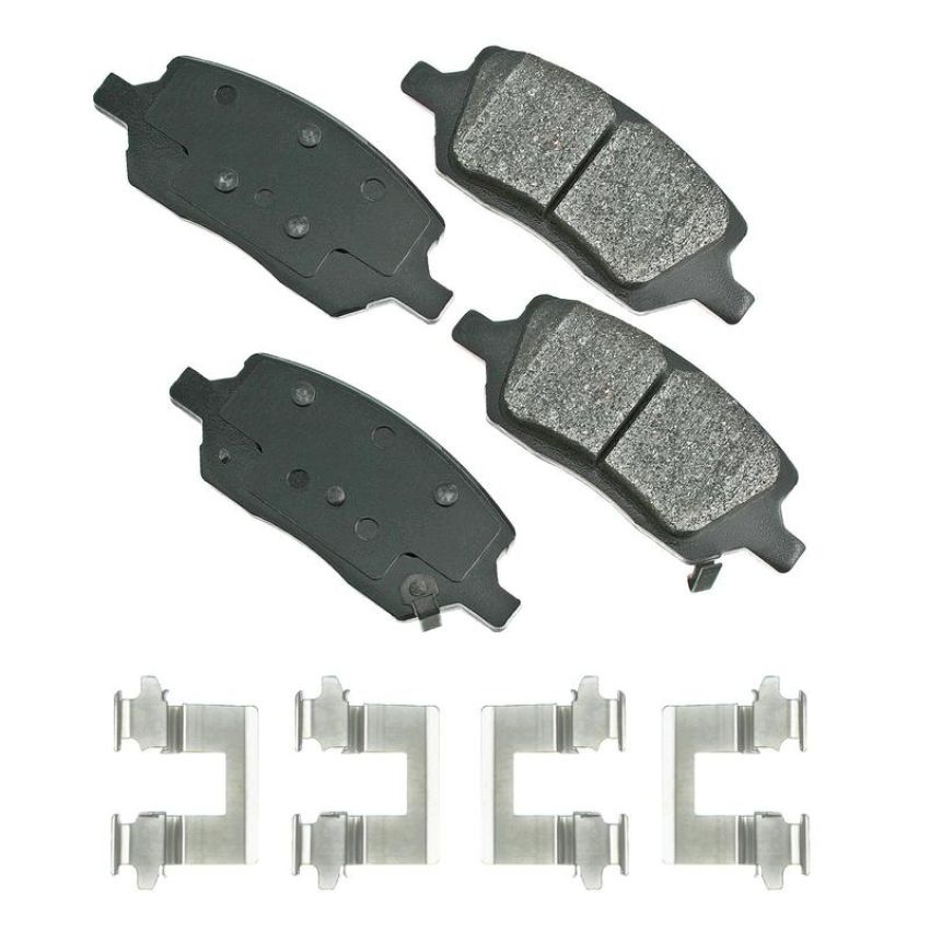 Akebono ACT1093 Akebono ProACT Ultra Premium Ceramic Disc Brake Pad Kit