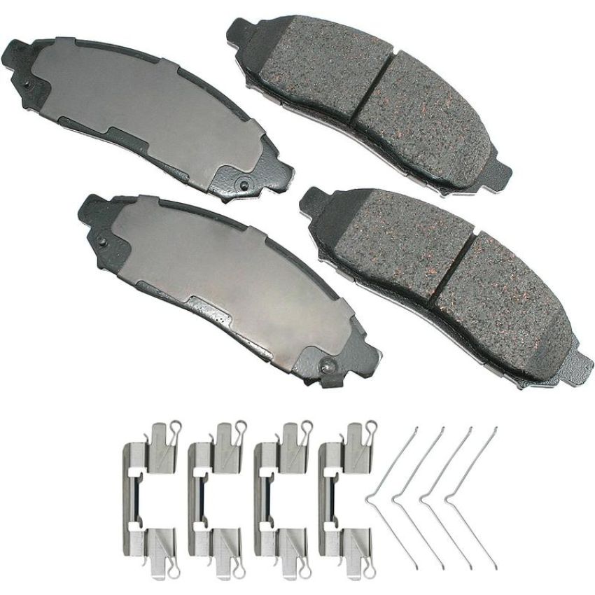 Akebono ACT1094 Akebono ProACT Ultra Premium Ceramic Disc Brake Pad Kit