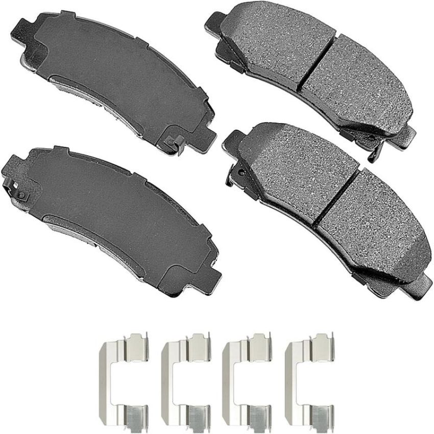 Akebono ACT1102 Akebono ProACT Ultra Premium Ceramic Disc Brake Pad Kit