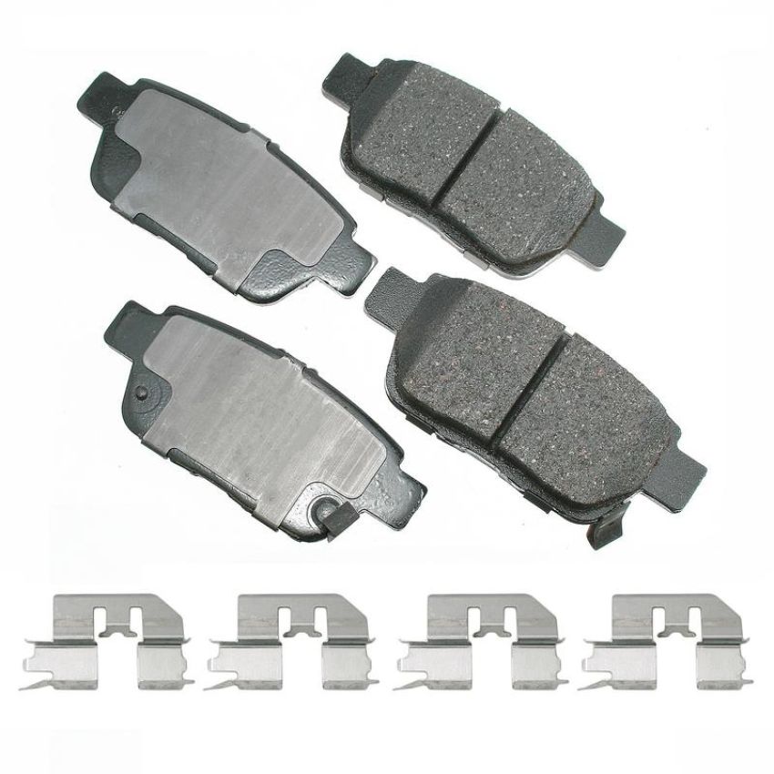Akebono ACT1103 Akebono ProACT Ultra Premium Ceramic Disc Brake Pad Kit