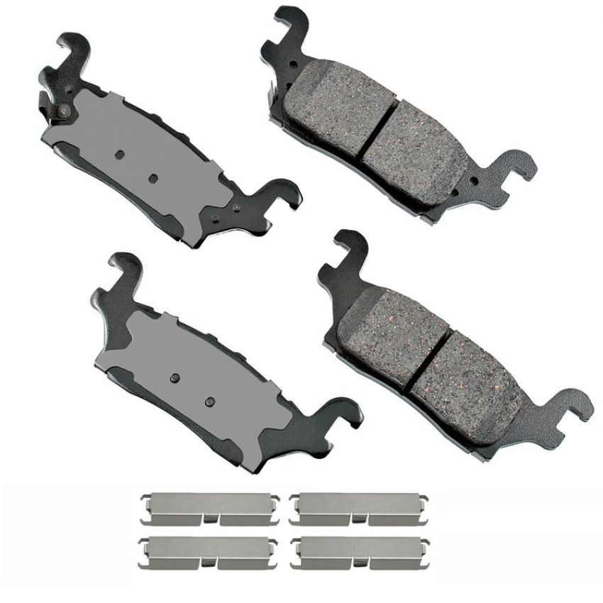 Akebono ACT1120 Akebono ProACT Ultra Premium Ceramic Disc Brake Pad Kit