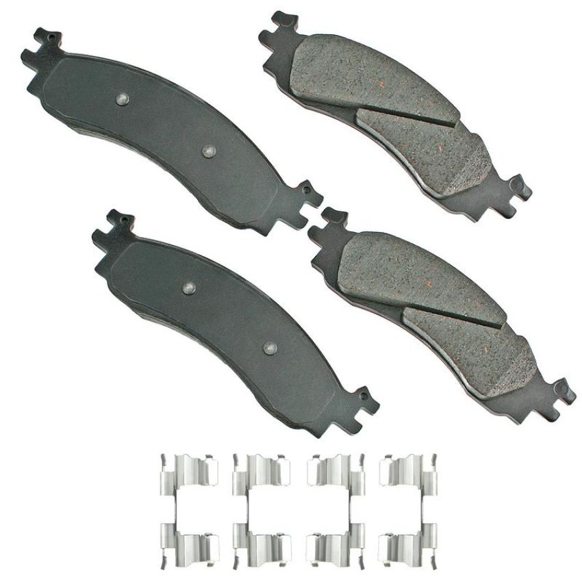 Akebono ACT1158 Akebono ProACT Ultra Premium Ceramic Disc Brake Pad Kit