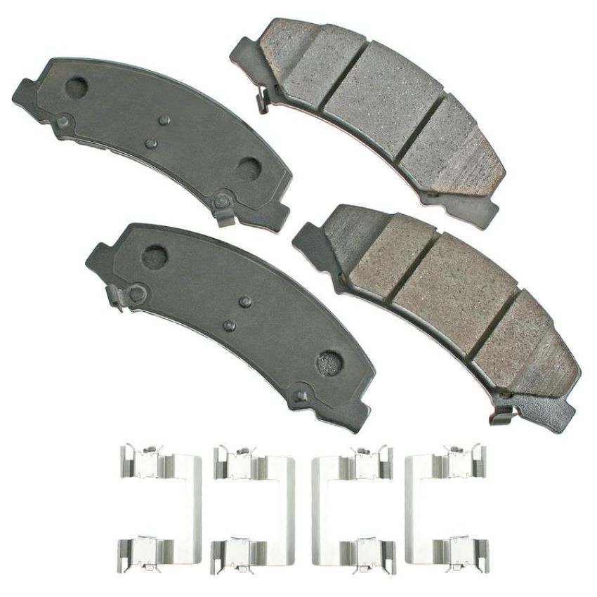 Akebono ACT1159 Akebono ProACT Ultra Premium Ceramic Disc Brake Pad Kit