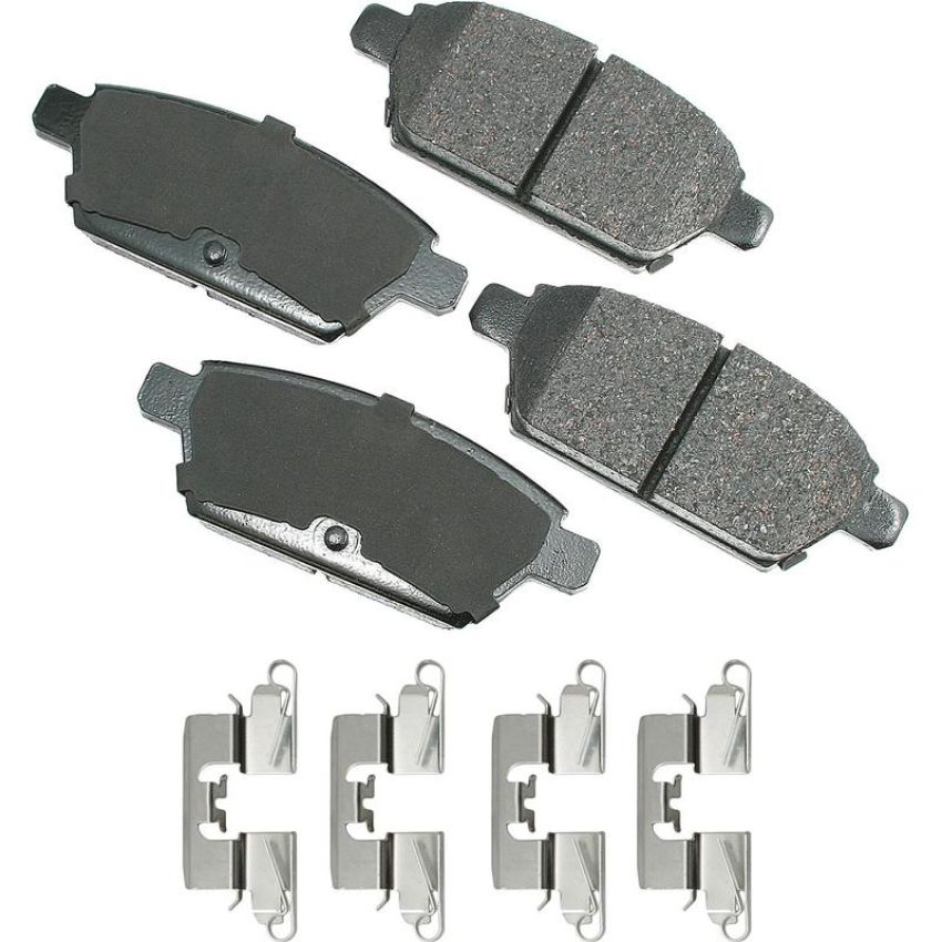 Akebono ACT1161 Akebono ProACT Ultra Premium Ceramic Disc Brake Pad Kit