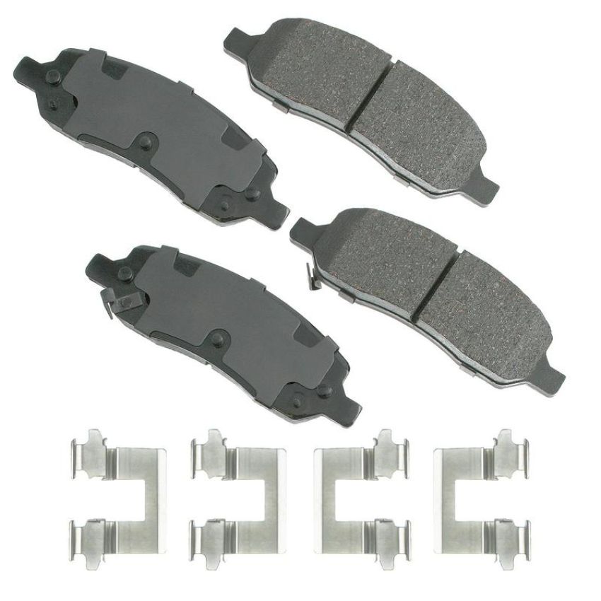 Akebono ACT1172 Akebono ProACT Ultra Premium Ceramic Disc Brake Pad Kit
