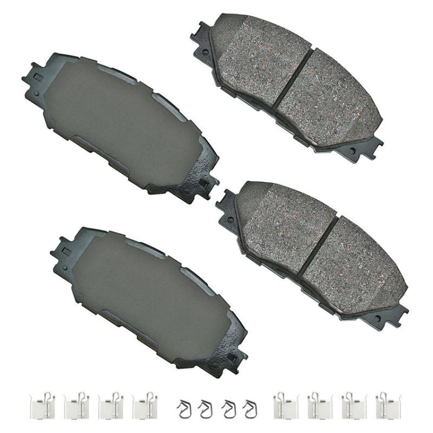Akebono ACT1210A Akebono ProACT Ultra Premium Ceramic Disc Brake Pad Kit
