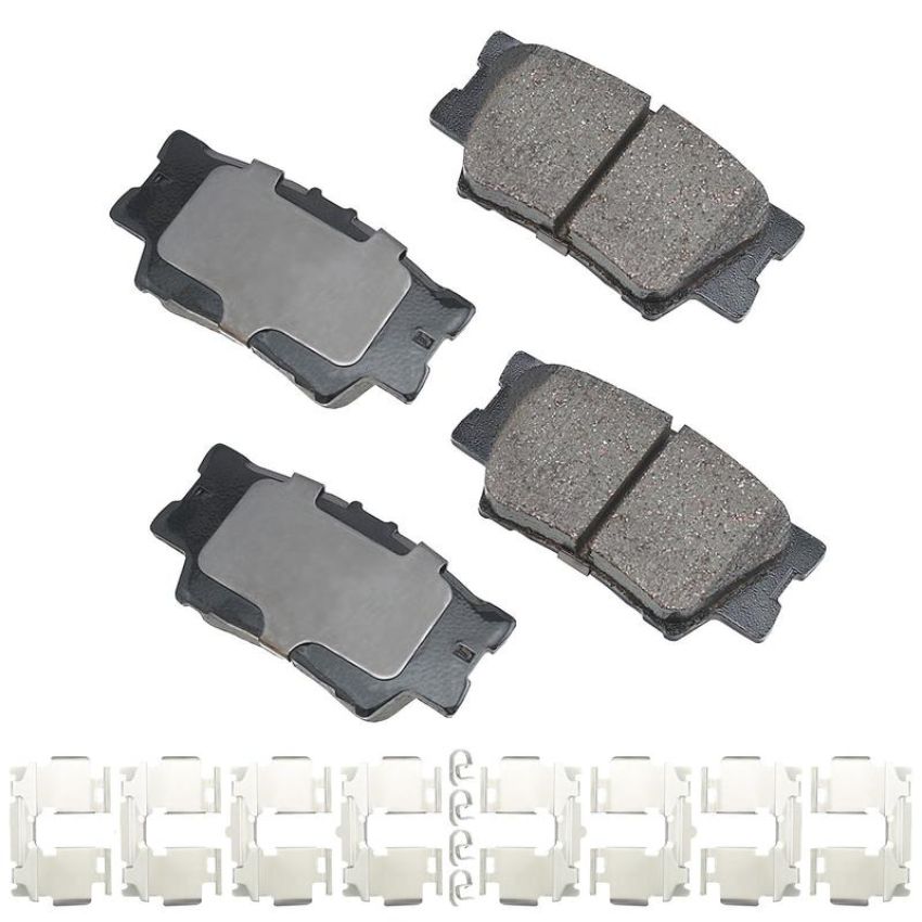 Akebono ACT1212A Akebono ProACT Ultra Premium Ceramic Disc Brake Pad Kit