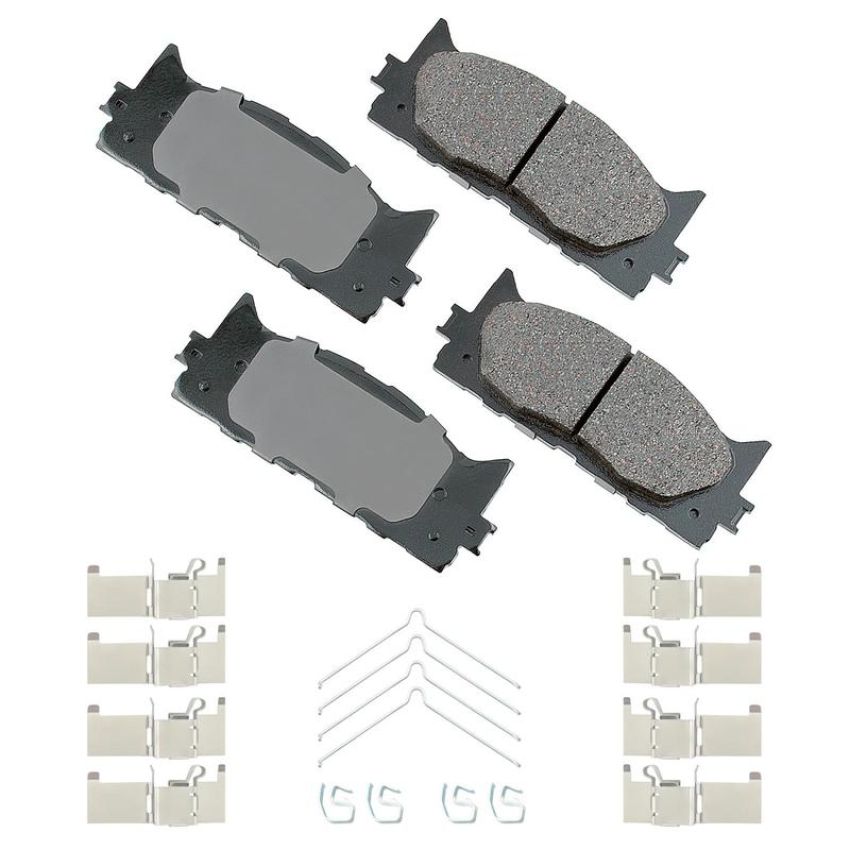 Akebono ACT1222A Akebono ProACT Ultra Premium Ceramic Disc Brake Pad Kit