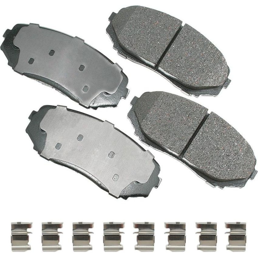 Akebono ACT1258 Akebono ProACT Ultra Premium Ceramic Disc Brake Pad Kit
