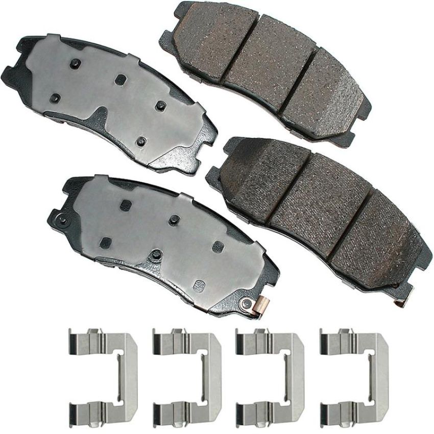 Akebono ACT1264 Akebono ProACT Ultra Premium Ceramic Disc Brake Pad Kit