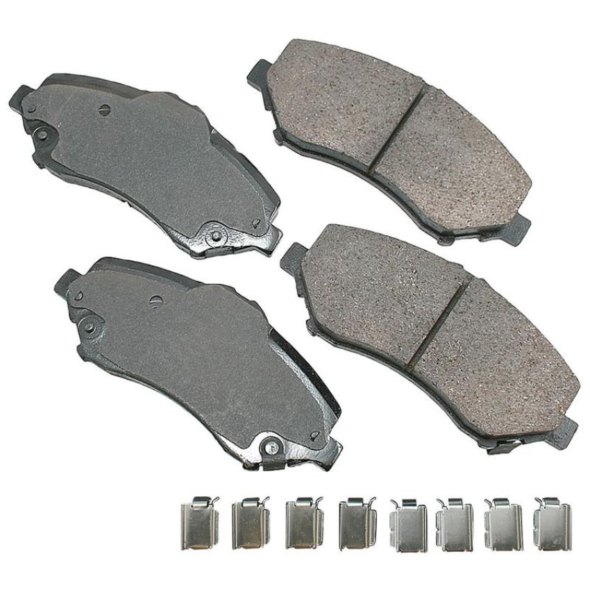 Akebono ACT1273 Akebono ProACT Ultra Premium Ceramic Disc Brake Pad Kit