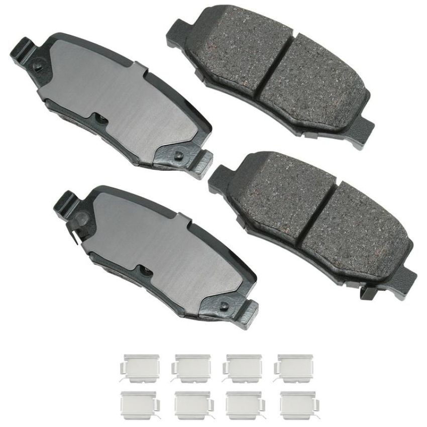 Akebono ACT1274A Akebono ProACT Ultra Premium Ceramic Disc Brake Pad Kit