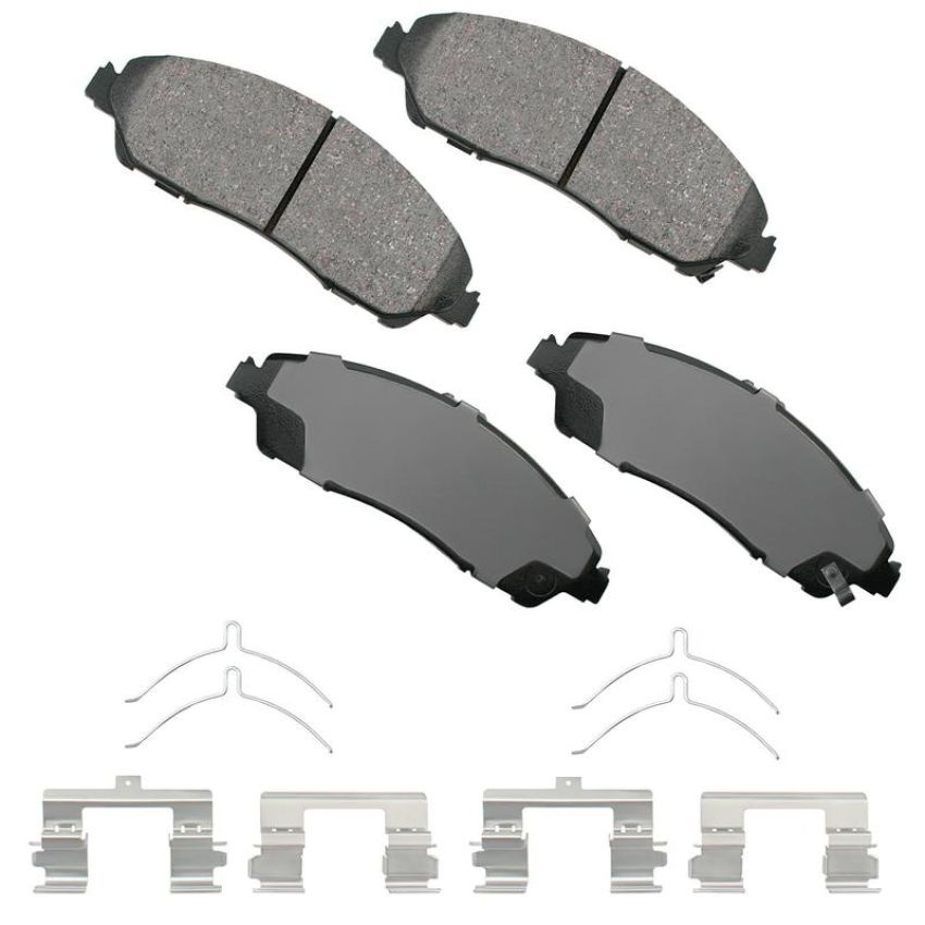 Akebono ACT1280 Akebono ProACT Ultra Premium Ceramic Disc Brake Pad Kit
