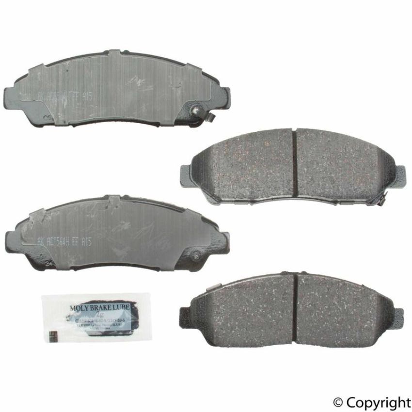 Akebono ACT1280 Akebono ProACT Ultra Premium Ceramic Disc Brake Pad Kit