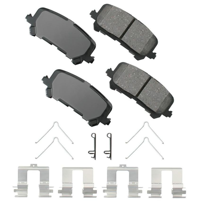 Akebono ACT1281 Akebono ProACT Ultra Premium Ceramic Disc Brake Pad Kit
