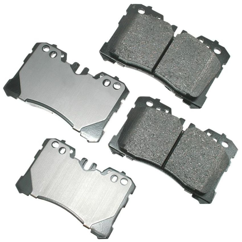 Akebono ACT1282 Akebono ProACT Ultra Premium Ceramic Disc Brake Pad Kit