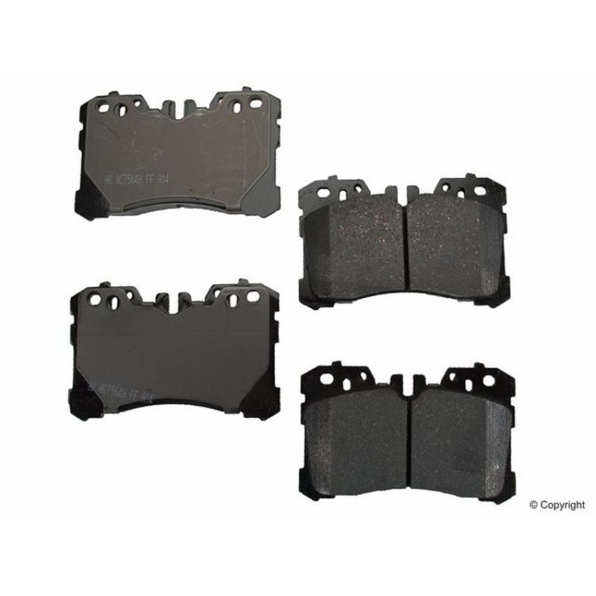 Akebono ACT1282 Akebono ProACT Ultra Premium Ceramic Disc Brake Pad Kit