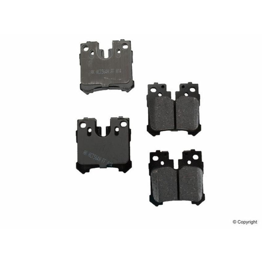 Akebono ACT1283 Akebono ProACT Ultra Premium Ceramic Disc Brake Pad Kit