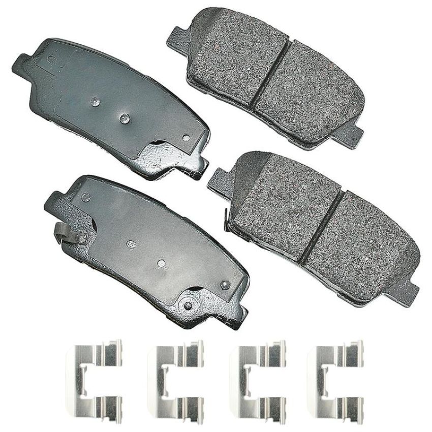 Akebono ACT1284A Akebono ProACT Ultra Premium Ceramic Disc Brake Pad Kit