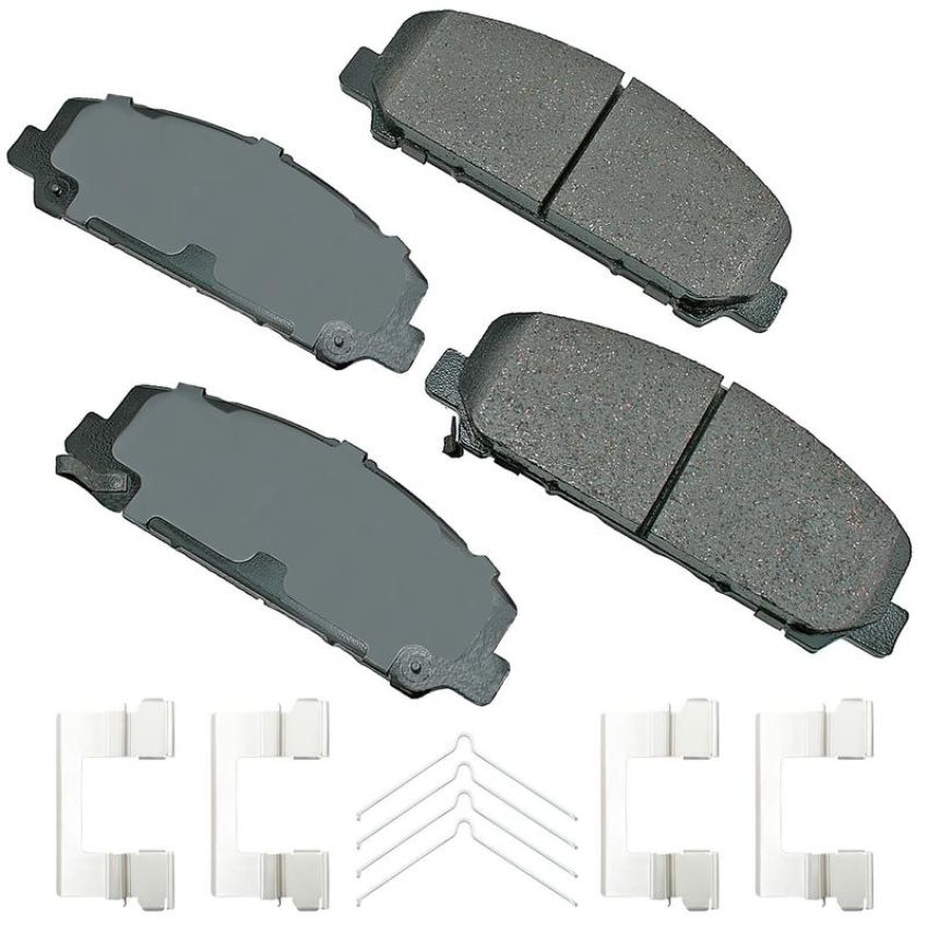 Akebono ACT1286A Akebono ProACT Ultra Premium Ceramic Disc Brake Pad Kit