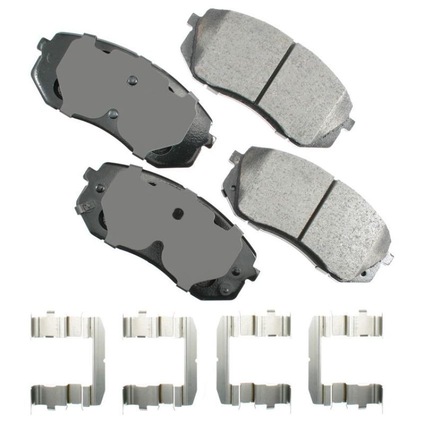 Akebono ACT1295 Akebono ProACT Ultra Premium Ceramic Disc Brake Pad Kit