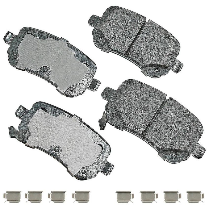 Akebono ACT1326A Akebono ProACT Ultra Premium Ceramic Disc Brake Pad Kit