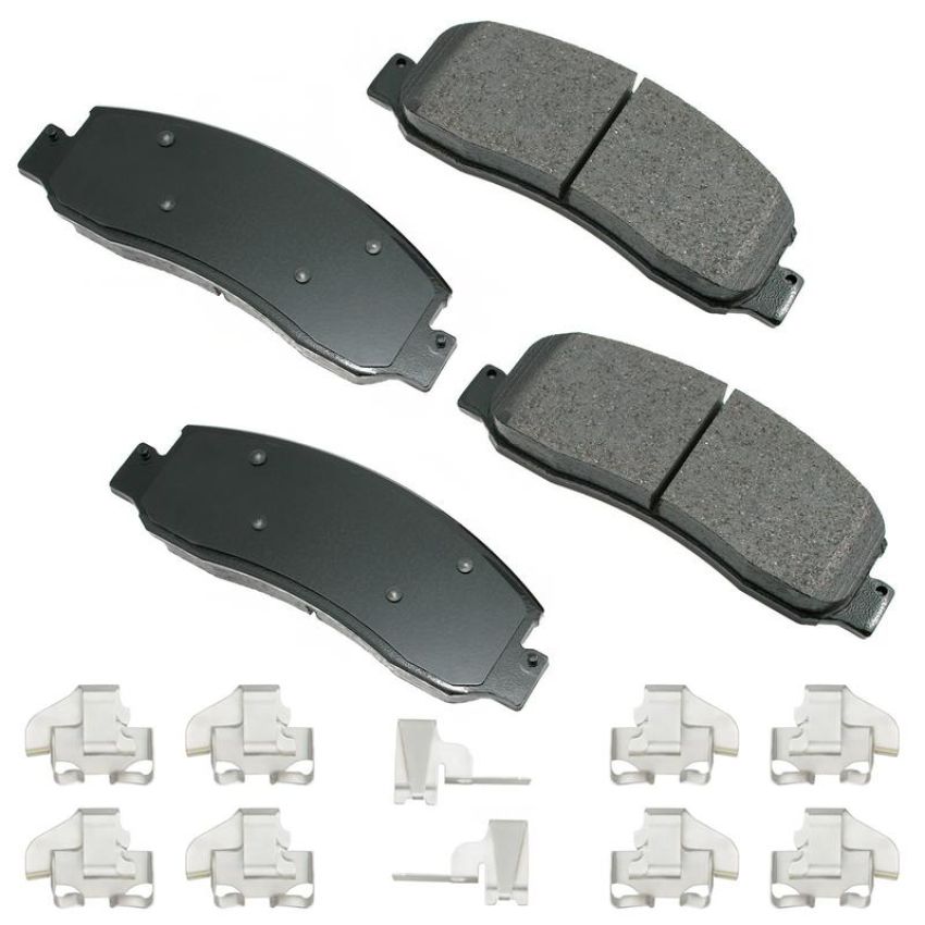 Akebono ACT1333C Akebono ProACT Ultra Premium Ceramic Disc Brake Pad Kit